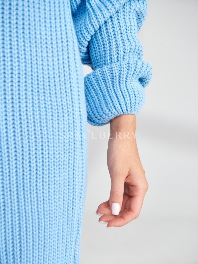 Женский вязаный кардиган оверсайз, кофта